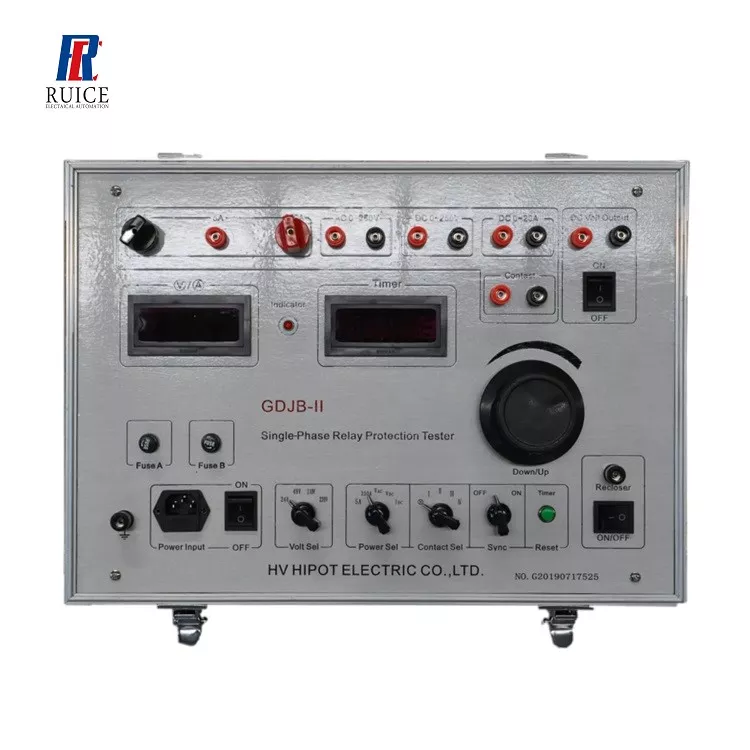 Protective Relay Test Equipment Relay test set single phase relay tester