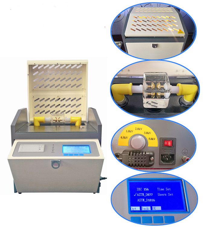 60KV/80KV/ 100KV Fully Automatic transformer oil dielectric strength BDV tester