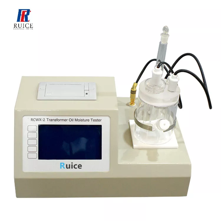 Electric karl fischer method insulation oil water content analysis equipment transformer oil moisture meter