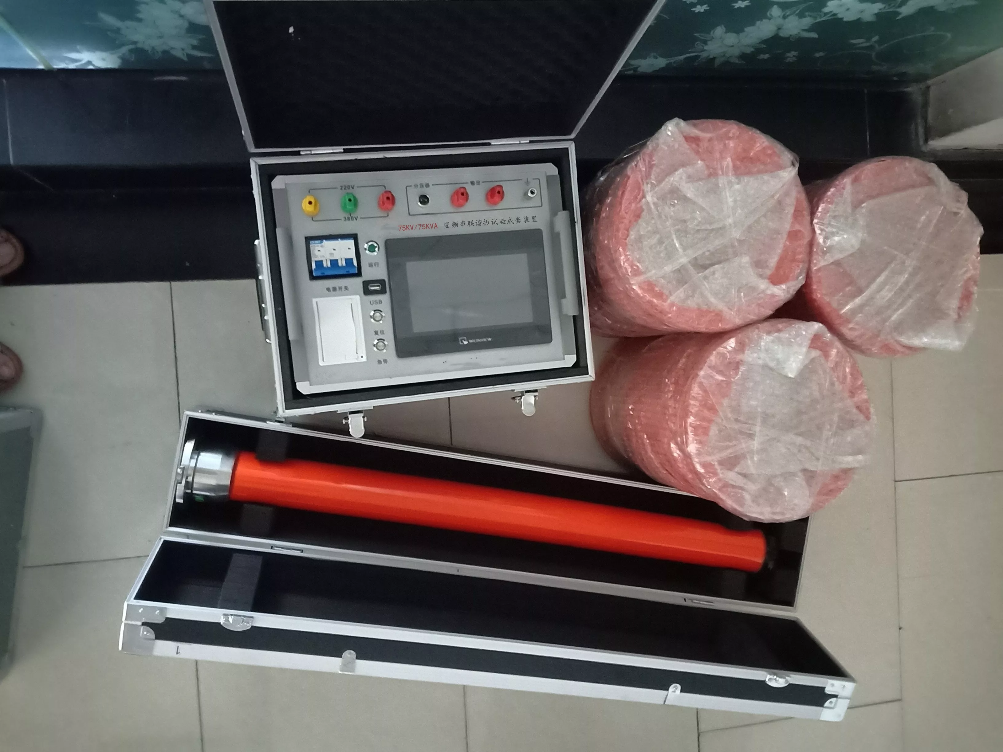 高压电缆变频串联谐振试验装置 75kva