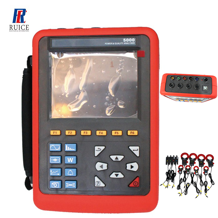 Handheld Electric Test Energy Meter Three Phase Power Quality Analyzer