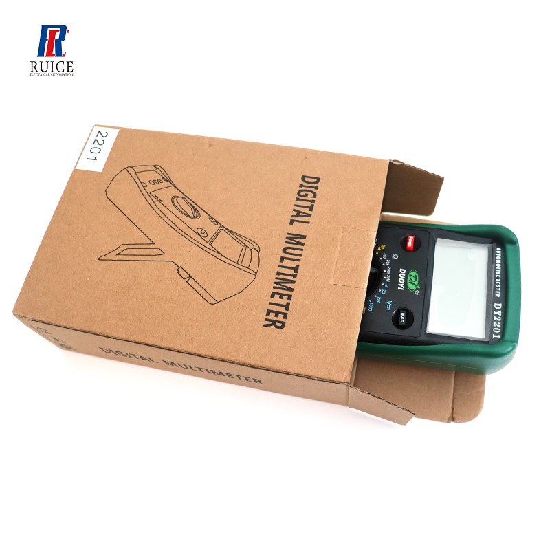 DY2201 Digital Automotive Multifunction Multimeter Auto Car Overhaul Tool with Input Automatic Plugging System