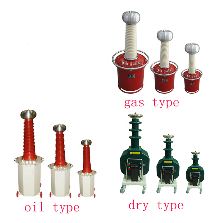 3 phase AC DC hi-pot test set power-frequency withstand voltage tester dry type 100kv testing transformer